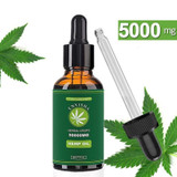 Natural Hemp 5000mg Cbd Oil  Extract Body Skin Care Essential Oil