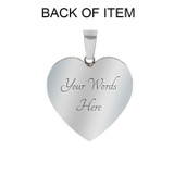 PERSONALIZED PHOTO HEART BANGLE BRACELET