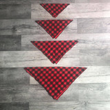 Buffalo Plaid Dog Bandanna - S-XXL Buffalo Plaid Dog Bandanna - S-XXL