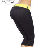 SAYFUT Fashion Women Hot Sweat Sauna Body Shapers Neoprene Body Shaper Weight Lose Fat Burne Slimming Waist Slim Pants