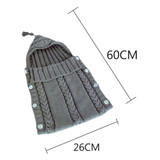 Baby Knitting Wool Crochet Winter Sleeping Bag