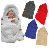 Baby Knitting Wool Crochet Winter Sleeping Bag