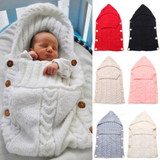 Baby Knitting Wool Crochet Winter Sleeping Bag
