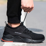 Men Steel Toe Safety Working Shoes