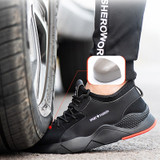 Men Steel Toe Safety Working Shoes
