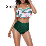 Women's Banana Flower Bikini 2pcs Set