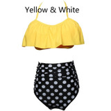Women's Banana Flower Bikini 2pcs Set