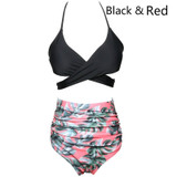 Women's Banana Flower Bikini 2pcs Set