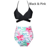 Women's Banana Flower Bikini 2pcs Set