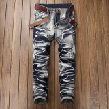 Men's Casual Slim Straight Jeans