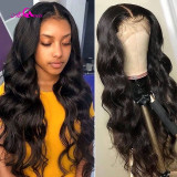 Highlight Colored Human Hair Pre Plucked Lace Front Ombre Remy Body Wave
