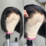 Short Bob Wigs Straight Lace Front Human Hair Wigs For Women Pre Plucked With Baby Hair Bob Lace Front Wigs Glueless Lace Wig