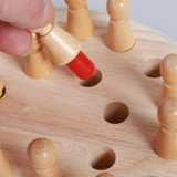 Wooden Memory Match Chess Game