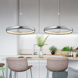 Youlaike Modern Crystal Chandelier For Dining Room Single Light Hanging LED Crystal Lamp Home Decoration Lustres De Cristal