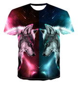 Wolf 3D Print T-Shirt Collection