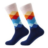 Knee High Cotton Socks Gradient Color  Style long  Socks