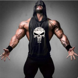 Skull Bodybuilding Stringer Tank Tops