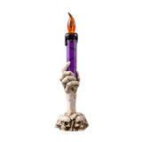 Halloween Skull Skeletal Hand Holder Candle Light Decoration Party Lamps Prop Diy Party Halloween Holiday Decorations For Home