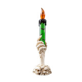 Halloween Skull Skeletal Hand Holder Candle Light Decoration Party Lamps Prop Diy Party Halloween Holiday Decorations For Home