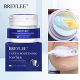 BREYLEE Teeth Whitening Powder Toothpaste Dental Teeth Cleaning Oral Hygiene Remove Plaque Tooth Whiten Brighten Powder TSLM1