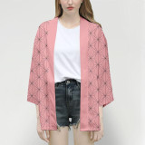 Demon Slayer Kimono Jacket Anime Cosplay Costume #JU2665