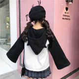 Japanese Magical Girl Cat Eared Hoodie Kawaii Sweatshirt #JU2672
