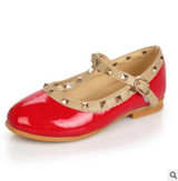 Girls Dressy Two Toned Studded Flats