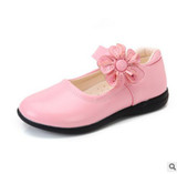 Girls Dressy Flower Buckle Flats