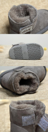 Toddler Girls Fleece Ankle Boots