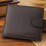 JINBAOLAI Men Wallets Genuine Leather Bifold Wallet Design Brand Casual Style Multifunction Male Card Holder With Coin Purse