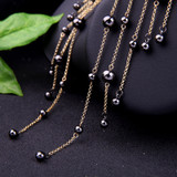 Jewelry Tassel Pendant Cuff Choker Necklace Waterfall Necklace Statement