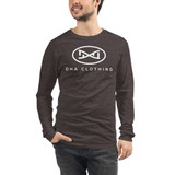DNA White Logo Unisex Long Sleeve Tee