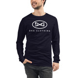 DNA White Logo Unisex Long Sleeve Tee