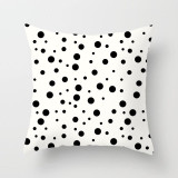 Buy 5 Get 1 Free Black and White Geometric Abstract Decorative Pillowcases Polyester Throw Pillow Case Geometric Pillowcase