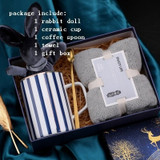 Gift Box  Ceramic cup handkerchief brooch