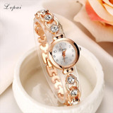 Gold Luxury Bracelet Wrist Watch