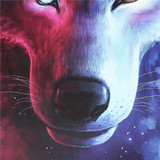 Where Light And Dark Meet 3D Wolf Meet (Free Shipping)