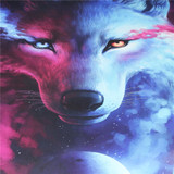 Where Light And Dark Meet 3D Wolf Meet (Free Shipping)
