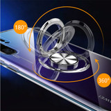 Transparent Silicone & Shockproof Armor Car Ring Holder Stand Cover Case For Huawei - Buy 2 Get 1 Free