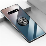 Transparent Silicone Case With Stand Sit Ring Holder Covers For Samsung Galaxy Note 20 S20 Ultra
