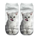 Women's funny animal Cute 3D Print Socks Women Ankle Socks