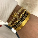 Luxury Macrame Charm Bracelet