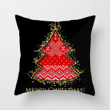 Christmas Printed Pillow Cover Cartoon Style Cushion Cover Deer Snowman Throw Pillow Decorative Pillows For Sofa Car Christmas Printed Pillow Cover Cartoon Style Cushion Cover Deer Snowman Throw Pillow Decorative Pillows For Sofa Car
