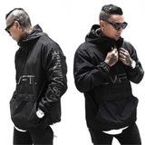 Mens Fitness Bodybuilding Sweatshirt Hoodie Gyms Workout Hooded Zipper Jacket Male Joggers Sportswear Casual Brand Clothing Tops