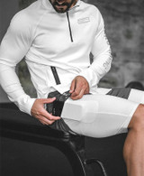 ALPHALETE Men Gyms Hoodies Gyms Fitness Bodybuilding Sweatshirt  Pullover Sportswear Male Workout Hooded Jacket Clothing