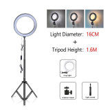 Selfie Ring Light with Tripod USB Selfie Light Ring Lamp Big Photography Ringlight