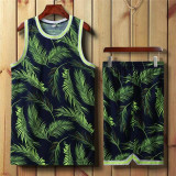 2020 New Personality Men Basketball Set Uniforms kits Sports clothes Kids basketball jerseys college tracksuits DIY Customized