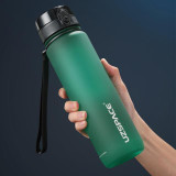Hot Sports Water Bottle 650ML Protein Shaker Outdoor Travel Portable Leakproof Drinkware BPA Free