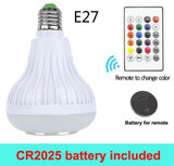 Wireless Speaker LED Light Bulb