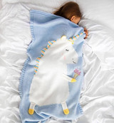 Unicorn Baby Throw Blanket